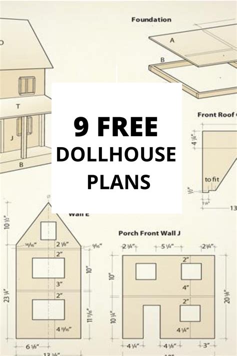 Printable Diy Dollhouse Plans